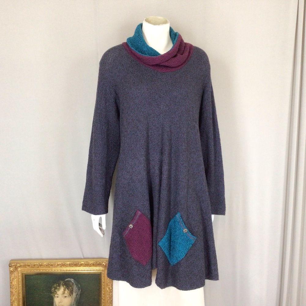 Margaret Winters sweater tunic dress